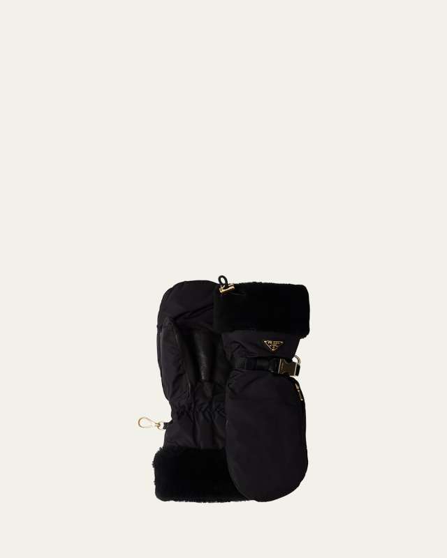 Re-Nylon & Sheep Fur Mittens